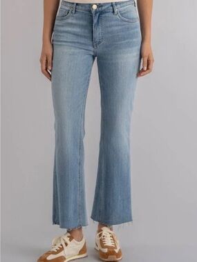 Kut from the Kloth Light Blue High-Rise Flare Jeans
